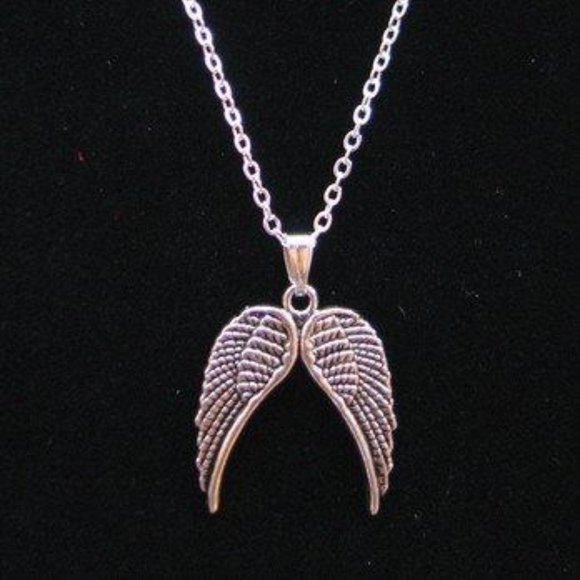 Artisan Made Jewelry - Angel Wings  Pendant Necklace